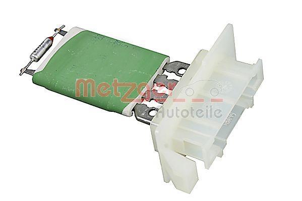 Résistance, pulseur d'air habitacle (Élément de commande, chauffage/ventilation) METZGER ref. 0917400